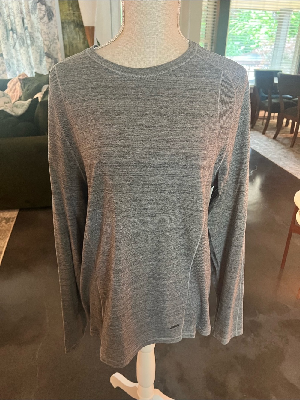 Calvin Klein Gray Long Sleeve Tee